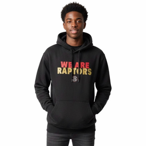 NBA Toronto Basketball Black Gold We Are Raptors Hoodie Men Small Sporty Athlete